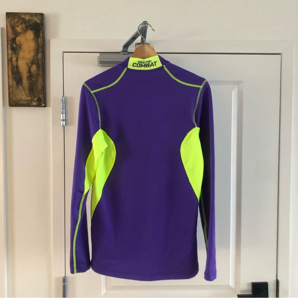 Nike pro combat hyperwarm dri-fit max long sleeve sweatshirt - Picture 4 of 6